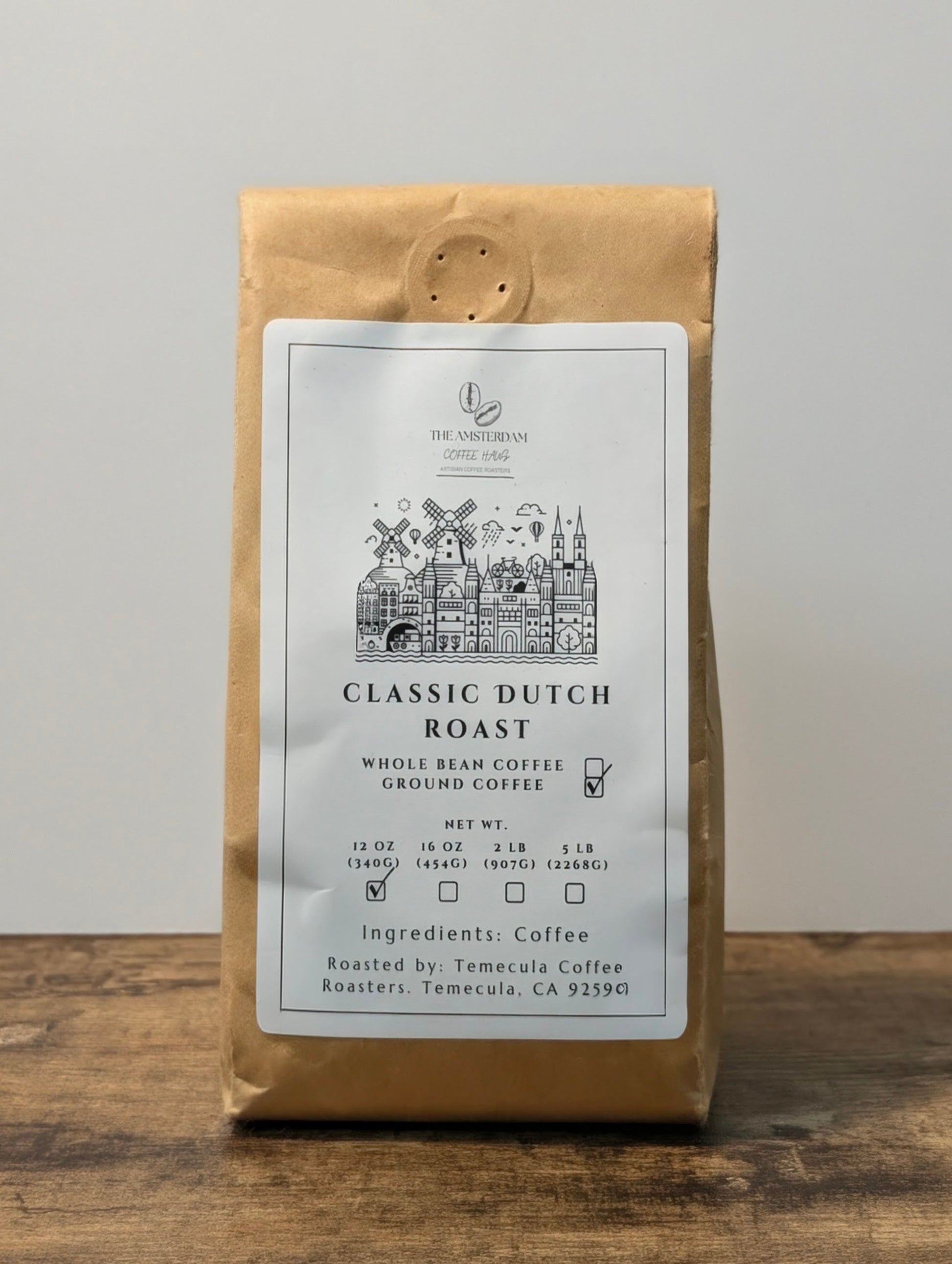 Classic Dutch Roast  European Dark Roast Coffee | Amsterdam Coffee Haus   The Amsterdam Coffee Haus